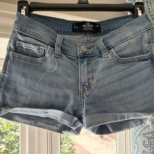 Hollister Sky Blue Denim Shorts